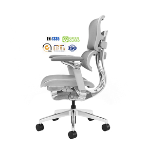 Boulies EP200 Sedia Ergonomica Da Ufficio – Schienale Alto In Rete, Supporto Lombare Regolabile, Poggiatesta, Braccioli 3D, Profondità Seduta Regolabile - 3