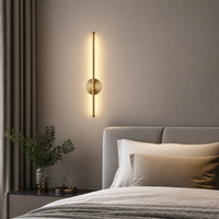 Applique murale LED en aluminium sans fil, rechargeable, ultra-longue autonomie, télécommande rotative, gradation tricolore