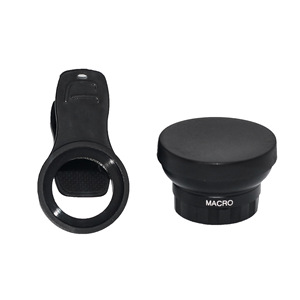 Objectif pour téléphone portable grand angle 37 mm 0,45X 49 mm avec protection UV et macro, compatible universellement - Product Image 2