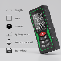 Meskernel meilleur prix 100m lumière verte télémètre Laser Rechargeable mesure Laser télémètre