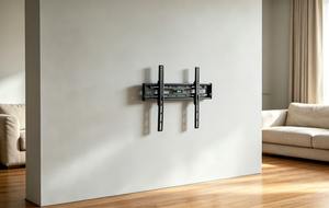 Supporto a Parete per <span class=keywords><strong>TV</strong></span> Fisso VESA 400x400 in Acciaio, Capacità di Carico Elevata, per <span class=keywords><strong>TV</strong></span> a Schermo Piatto da 26-55 Pollici, Nero, Conforme RoHS - Product Image 5