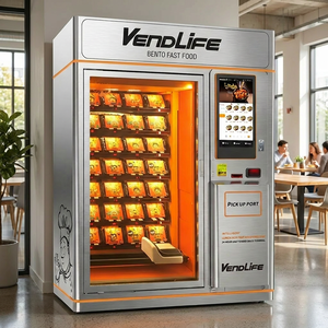 Distributeur automatique de nourriture chaude VendLife en acier inoxydable avec écran tactile de 32 pouces, options de paiement multiples, capacité de 108 à 168 pièces - Product Image 4