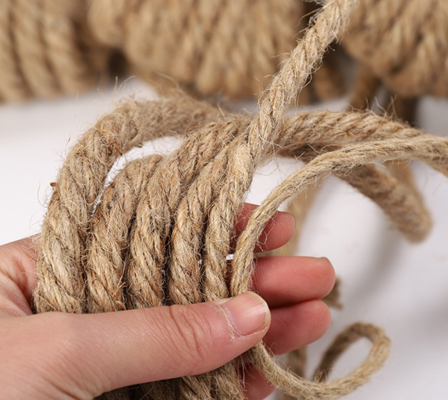 High Quality Natural Jute Rope Twine Twisted Manila Rope Hemp Rope for ...