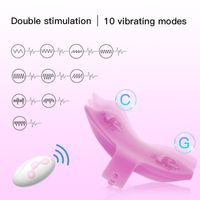 Vagina-Vibrationshöschen mit Fernbedienung, 10 Vibrationsstufen, wasserdicht und USB-aufladbar für Frauen