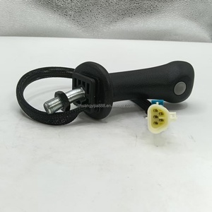 337 Right Joystick Handle Grip With Single Button 6 Pin <b>Plug</b> Skid Steer Control <b>Rubber</b> Grip Right Control Handle <b>Rubber</b> Grip337 - Product Image 3