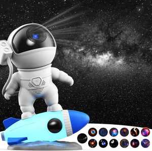 Lampe de projection galactique Rocket Astronaut pour maison intelligente, décoration intérieure, veilleuse - Product Image 1