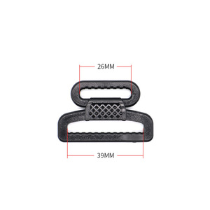 Hebilla de plástico con anillo en D de 26 mm y 39 mm, hebilla deslizante para bolsos, mochilas, accesorios de cincha, cierre de fijación - Product Image 3