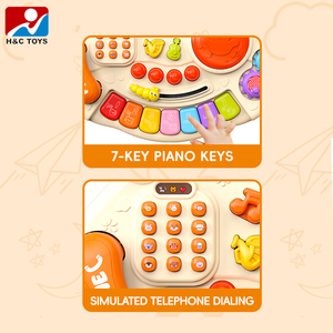 Juguete Musical Multifuncional de Teléfono para la Educación Temprana de los Niños, Teléfono de Plástico de Simulación, Juego para Interiores - Product Image 4