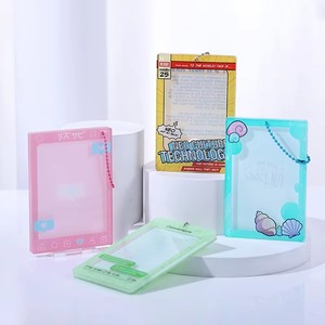 <span class=keywords><strong>Porte</strong></span>-cartes en acrylique de dessin animé <span class=keywords><strong>porte</strong></span>-clés style coréen mignon personnalisé avec <span class=keywords><strong>fenêtre</strong></span> d'affichage <span class=keywords><strong>porte</strong></span>-photo étoile en métal - Product Image 1