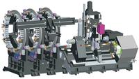 Centre d'usinage horizontal à 5 axes haute précision VS60, fraiseuse horizontale CNC, fraiseuse CNC haute précision