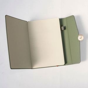 A5 <b>Binder</b> <b>Notebook</b> 100 Sheets Customized Printed Journal Leather Hardcover Thermal Binding Promotional Business Wholesale - Product Image 4