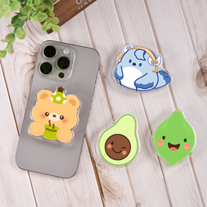 2026 Hot Selling Clear Custom Acrylic Mobile Accessories <strong>Poppings</strong> Grip <strong>Phone</strong> <strong>Holder</strong> Socket Transparent <strong>Phone</strong> Stand <strong>Holder</strong> - Product Image 3