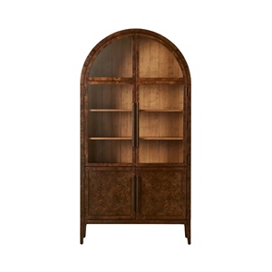 American-style <strong>Solid</strong> <strong>Wood</strong> <strong>Bookcase</strong>, Tableware Cabinet and Storage Cabinet - Product Image 1