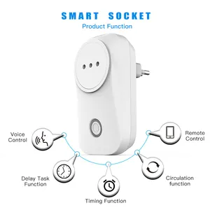 Mini wifi eu smart plug tuya french standard power plug