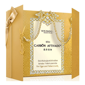 Gold Metal <b>Lighter</b> With Diamond Pattern Design For Cigar And Tobacco Use - Product Image 3