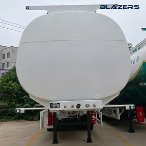 Semirremolque cisterna de combustible de 4 ejes y 54 CBM para depósito aduanero costero de Mozambique, transporte de gasóleo a granel entre ciudades y larga distancia JOST Leg - Product Image 4