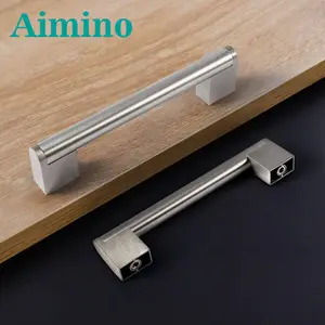 AIMINO-tirador de acero inoxidable para máquina de puerta de refrigerador, mango de acero inoxidable, Ultra duradero