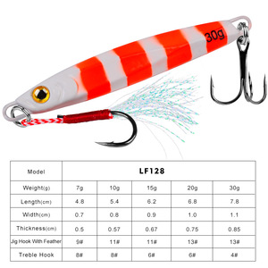 Nouveau Type de leurre Laser lumineux 7g 10g 15g 20g 30g plomb <span class=keywords><strong>poisson</strong></span> coulant rapide pêche en mer appât Jigging - Product Image 2