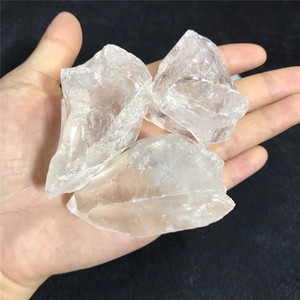 ขายส่งคริสตัลHealing Stonesแร่ธาตุสีขาวใสควอตซ์หยาบ<span class=keywords><strong>พลอย</strong></span><span class=keywords><strong>ดิบ</strong></span>สำหรับตกแต่งบ้าน - Product Image 2