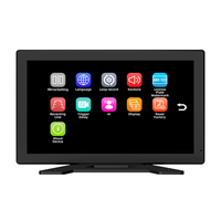 Caméra de sécurité de voiture portable 10,1 pouces, double objectif IPS, résolution 1080p, moniteur LCD quad, enregistrement en boucle, affichage divisé pour la caméra de recul