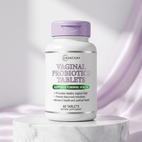 Probiotiques d'hygiène intime OEM/ODM naturels pour le contrôle des odeurs vaginales, équilibre du pH, soin quotidien féminin, supplément à l'extrait de canneberge