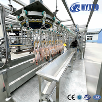 Ligne de traitement de poulet intégrée 300-1000BPH en acier inoxydable 304, certifiée CE ISO, optimisée pour la réduction des coûts de main-d'œuvre, sans démontage, optimisée pour conteneur 40HQ