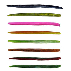 Vente chaude 140mm 8g 100mm 6g leurre de pêche artificiel vers de terre appât en PVC souple à vis sans fin au meilleur prix - Product Image 1