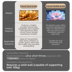 <strong>120</strong>-<strong>inch</strong> Picture <strong>Frame</strong> <strong>Projection</strong> <strong>Screen</strong> Fresnel Material Short Focal Length Anti-light Hard <strong>Screen</strong> - Product Image 3