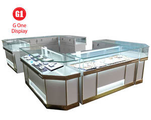 ตู้โชว์น้ำหอมดีไซน์หรูหราสำหรับร้านเครื่องสำอาง ตกแต่งร้านค้า ชั้นวางโชว์น้ำหอม - Product Image 6