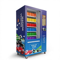 Distributeur automatique réfrigéré personnalisé avec lecteur de carte, distributeurs de boissons gazeuses, distributeurs de collations et de nourriture à vendre