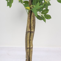 Plantes artificielles en soie de haute qualité, vertes, 1,5 cm, pour l'intérieur, vente en gros, plantes artificielles