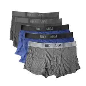 Paquete de 5 Calzoncillos Boxer de Diseñador para Hombre, Ropa Interior Suave, Marca de Lujo, Cómodos - Product Image 3