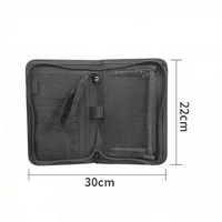 Mini sac de poitrine en toile pour arbitre de football 30x22cm pour sifflets, cartes, pièces de monnaie, stylos, marqueurs, pour ranger le kit d'arbitre de football avec logo