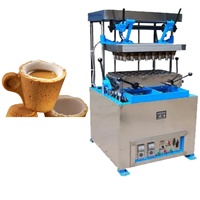 Machine à former et à cuire des gobelets en biscuits comestibles, facile à utiliser