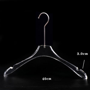 Tùy Chỉnh Rõ Ràng Móc Acrylic Quần Áo Móc Áo Khoác Quần Áo Cá Nhân Trong Suốt Móc Áo - Product Image 2