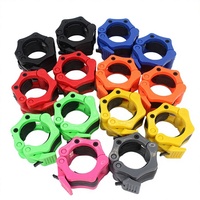 Clip de fixation rapide en plastique pour barre d'haltères, pince de serrage pour barre de musculation, fixation d'haltères, pince à ressort, boucle YZ-002