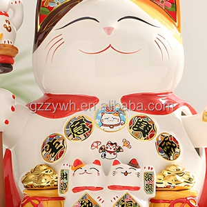 Offre Spéciale chat porte-bonheur agitant un souvenir japonais pour la décoration intérieure nouvel an chinois pour les décorations de café en gros bienvenue - Product Image 5