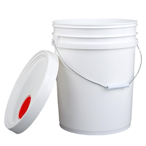 Cubos Cilíndricos de Plástico PP Reciclable, Herméticos, a Prueba de Fugas, Blancos, Color Personalizado, Capacidad de 1-30L para Químicos, Pintura, Aceite de Motor - Product Image 1