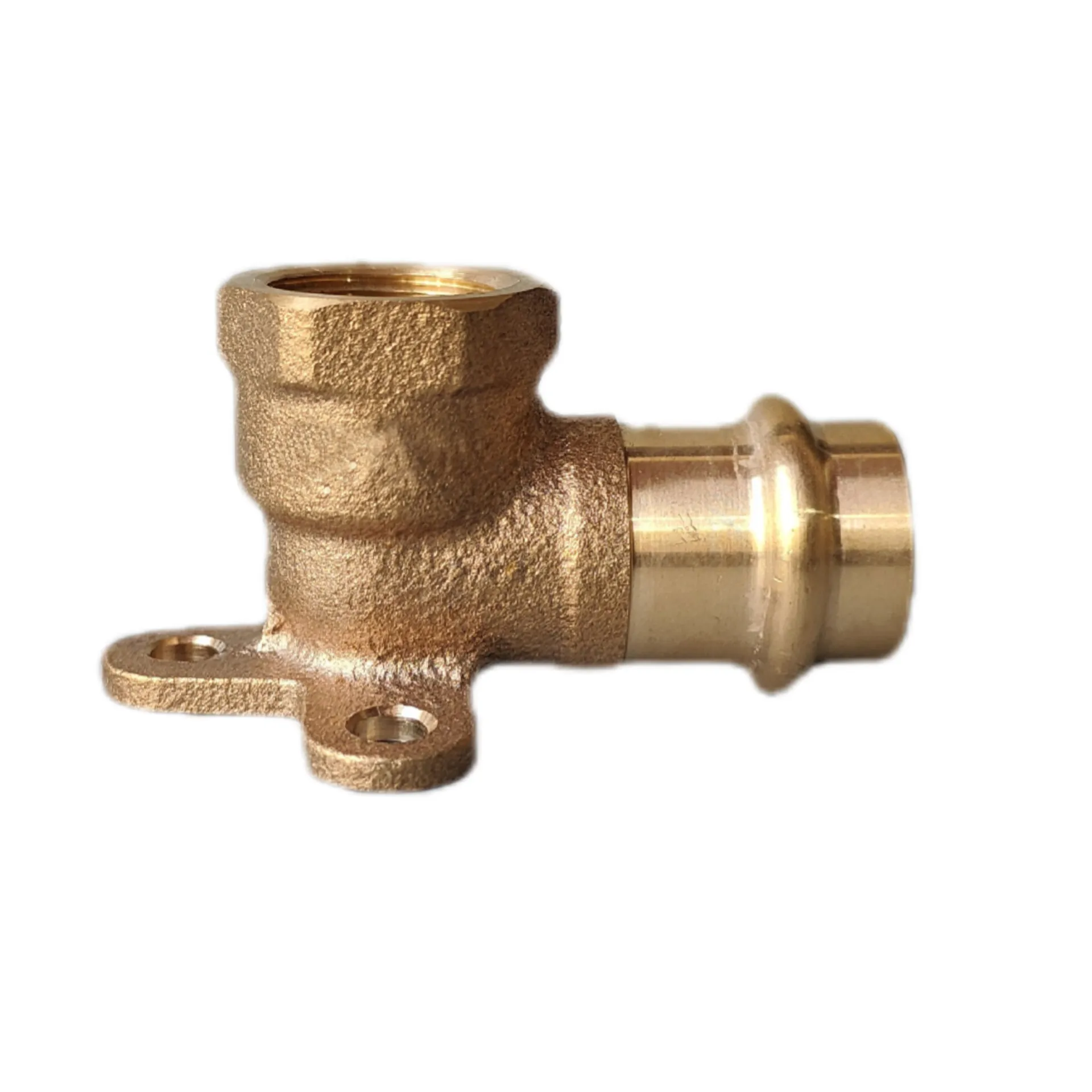 sanitary Copper 90 degree Elbow with seat joint pipe fitting