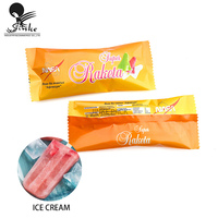 Sac d'étanchéité arrière imprimé personnalisé sac d'emballage de crème glacée Popsicle emballage en plastique BOPP rouleau de film