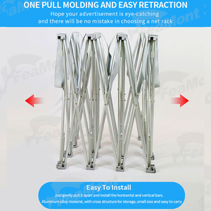 Feamont Pop Up tường Popup đứng vải hiển thị biểu ngữ biểu ngữ cong triển lãm pop-up Backdrop xúc tiến triển lãm thương mại hiển thị quảng cáo - Product Image 2