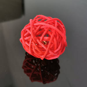 Giocattoli per Uccelli alla Moda con Palline Colorate in Corda, Giocattoli Morbidi in Legno Colorato per la Casa, Palline Intrecciate per Uccelli, Giocattoli Personalizzabili - Product Image 4