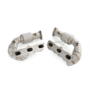 ท่อไอเสียแบบกันความร้อนสำหรับ Porsche 911/<span class=keywords><strong>991</strong></span>.1 Carrera <span class=keywords><strong>3.4</strong></span> ท่อร่วมไอเสียสแตนเลส ปี 2011 - 2015 สำหรับอัพเกรดสมรรถนะ - Product Image 4