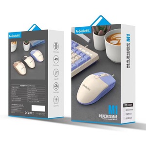 K-Snake M1 Wired <b>Mouse</b> Optical 3 Buttons Right Hand Ergonomic For Desktop Laptop Office Home Use - Product Image 2