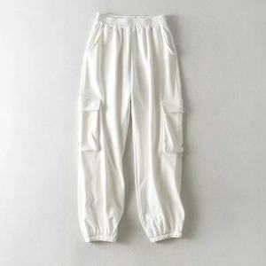 Pantalones Cargo Deportivos de Moda al por Mayor de Alta Calidad, con Bolsillo 3D y Cintura Alta, Pantalones Cargo Casuales para Mujer - Product Image 4