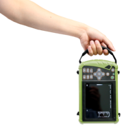 Échographe vétérinaire portable USB rechargeable S0 à mode B, sonde de scan mécanique étanche avec écran LCD