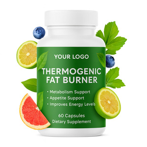Capsules brûle-graisses thermogéniques à vente chaude Formule à base de plantes naturelles Logo personnalisé Complément alimentaire pour la santé - Product Image 1