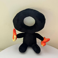 Boneka Babi Plastik Merah Bergaya Gambar Kartun Lucu dengan Kain Plush Lembut, Hadiah Ulang Tahun Bayi, Isi Kapas PP