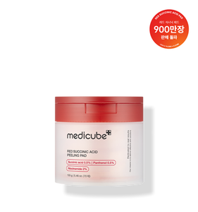 Medicube Red Succinic Peeling Pad 70pcs, Discos Exfoliantes Coreanos para el Acné con Ácido Succínico, Exfolian, Desobstruyen los Poros, Controlan la Grasa, Calman el Acné - Product Image 2