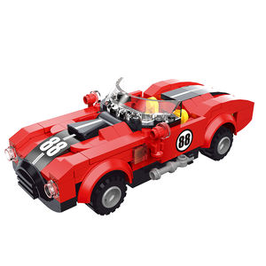 COGO 173 Piezas Novedad Ladrillos de Plástico ABS Coche de Carreras a Fricción Juguetes Educativos de Bloques de Construcción - Product Image 2